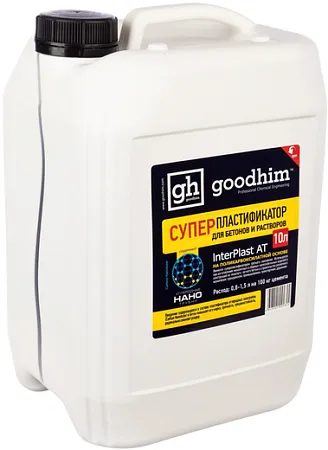 Goodhim Interplast AT суперпластификатор для бетонов и растворов Goodhim Interplast AT суперпластификатор для бетонов и растворов