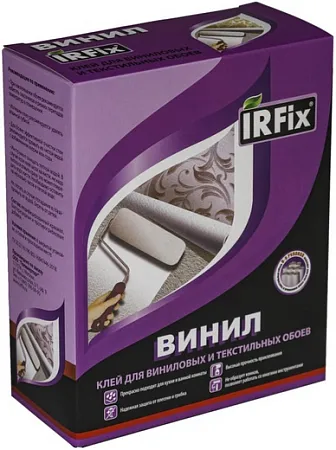 Irfix Винил клей для виниловых и текстильных обоев Irfix Винил клей для виниловых и текстильных обоев недорого с доставкой