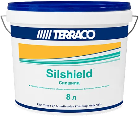 Terraco Silshield краска силиконовая для фасадных работ Terraco Silshield краска силиконовая для фасадных работ