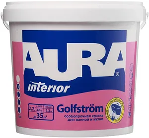 Аура Interior Golfstrom особопрочная краска для ванной и кухни Аура Interior Golfstrom особопрочная краска для ванной и кухни недорого с доставкой