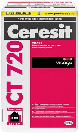 Ceresit CT 720 Visage декоративная штукатурка с фактурой дерева Ceresit CT 720 Visage декоративная штукатурка с фактурой дерева недорого с доставкой