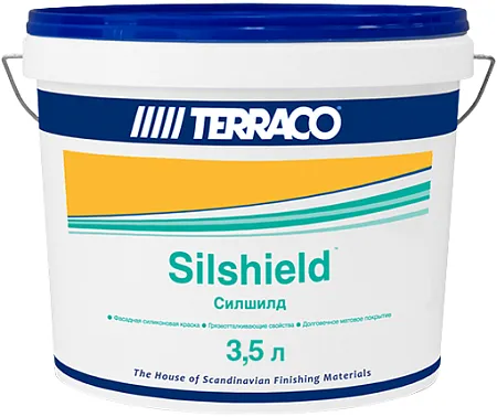 Terraco Silshield краска силиконовая для фасадных работ Terraco Silshield краска силиконовая для фасадных работ