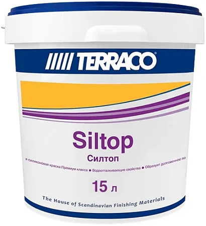 Terraco Siltop краска силиконовая для фасадных работ Terraco Siltop краска силиконовая для фасадных работ недорого с доставкой