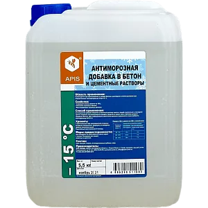 Антиморозная добавка в бетон «APIS» -15 ° С недорого с доставкой
