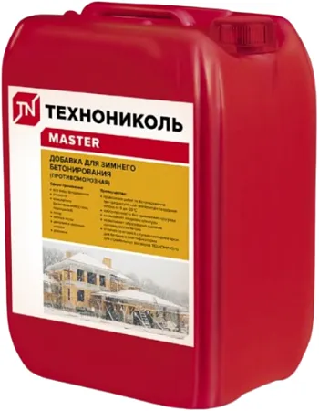 Технониколь Master добавка для зимнего бетонирования противоморозная Технониколь Master добавка для зимнего бетонирования противоморозная