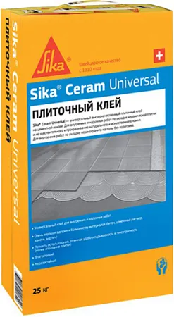 Sika Sikaceram Universal высококачественный цементный плиточный клей Sika Sikaceram Universal высококачественный цементный плиточный клей недорого с доставкой