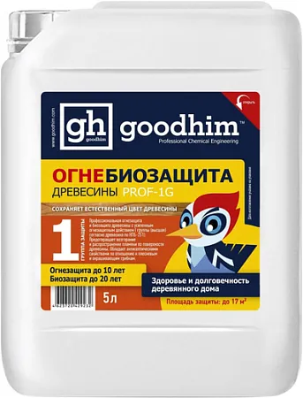 Goodhim Prof 1G огнебиозащита древесины Goodhim Prof 1G огнебиозащита древесины