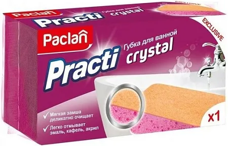 Paclan Practi Crystal губка для ванной Paclan Practi Crystal губка для ванной недорого с доставкой