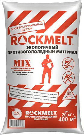Rockmelt Mix экологичный противогололедный материал многокомпонентный Rockmelt Mix экологичный противогололедный материал многокомпонентный недорого с доставкой