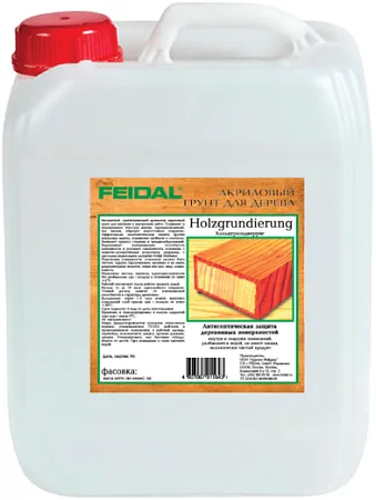 Feidal Holzgrundierung акриловый грунт-антисептик для дерева антисептический Feidal Holzgrundierung акриловый грунт-антисептик для дерева антисептический