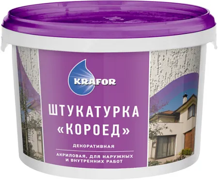 Крафор штукатурка декоративная акриловая короед Крафор штукатурка декоративная акриловая короед