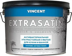 Vincent Extrasatin водно-дисперсионная краска для кухни и ванной Vincent Extrasatin водно-дисперсионная краска для кухни и ванной недорого с доставкой