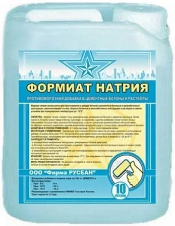 Русеан формиат натрия противоморозная добавка Русеан формиат натрия противоморозная добавка недорого с доставкой