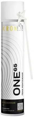 Kronbuild One 65 пена монтажная всесезонная Kronbuild One 65 пена монтажная всесезонная