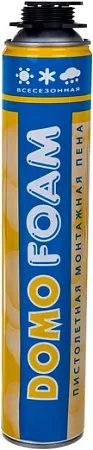 Masterteks Domo Foam Pro пена монтажная всесезонная Masterteks Domo Foam Pro пена монтажная всесезонная недорого с доставкой