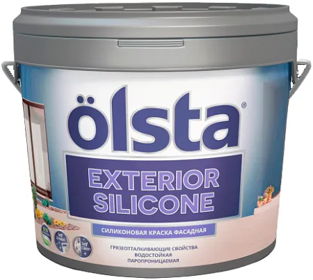 Olsta Exterior Silicone краска фасадная силиконовая Olsta Exterior Silicone краска фасадная силиконовая