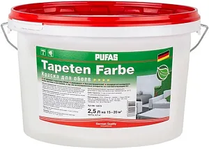 Пуфас Tapeten Farbe краска для обоев недорого с доставкой