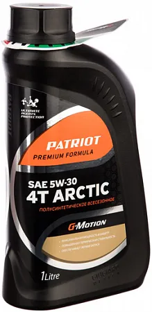Патриот G-Motion SAE 5W-30 4T Arctic масло моторное полусинтетическое всесезонное Патриот G-Motion SAE 5W-30 4T Arctic масло моторное полусинтетическое всесезонное недорого с доставкой