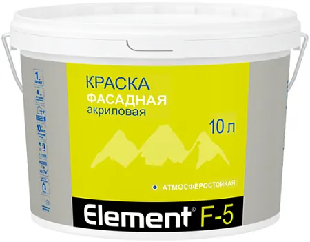 Alpa Element F-5 краска фасадная акриловая атмосферостойкая Alpa Element F-5 краска фасадная акриловая атмосферостойкая
