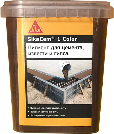 Sika Sikacem-1 Color пигмент для бетона и растворов Sika Sikacem-1 Color пигмент для бетона и растворов