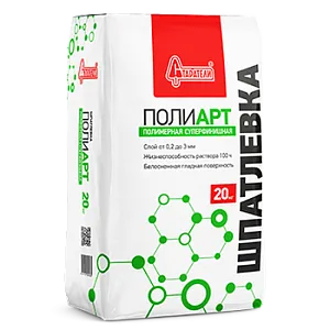 Шпатлевка полимерная "ПолиАрт" 20 кг недорого с доставкой