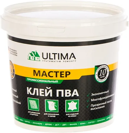 Ultima ПВА Мастер клей универсальный Ultima ПВА Мастер клей универсальный