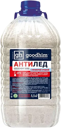 Goodhim 500 G антигололедный реагент антилед с мраморной крошкой Goodhim 500 G антигололедный реагент антилед с мраморной крошкой недорого с доставкой
