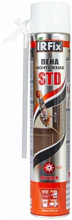 Irfix STD пена монтажная Irfix STD пена монтажная недорого с доставкой