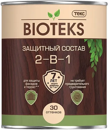 Текс Bioteks 2-в-1 защитный лессирующий состав Текс Bioteks 2-в-1 защитный лессирующий состав