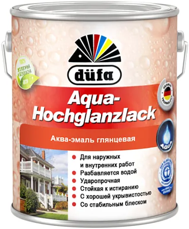 Dufa Aqua-Hochglanzlack аква-эмаль глянцевая Dufa Aqua-Hochglanzlack аква-эмаль глянцевая