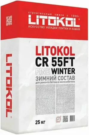 Литокол CR 55FT Fine Winter ремонтный состав для бетона и железобетона Литокол CR 55FT Fine Winter ремонтный состав для бетона и железобетона недорого с доставкой