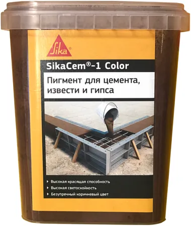 Sika Sikacem-1 Color пигмент для бетона и растворов Sika Sikacem-1 Color пигмент для бетона и растворов недорого с доставкой