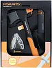 Fiskars X7+Xsharp+K40 набор (топор + точилка + нож) недорого с доставкой
