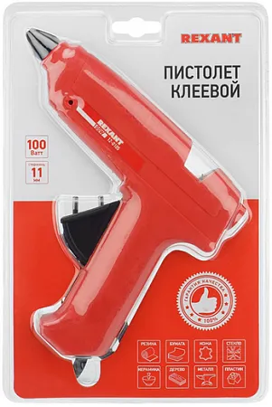 Rexant пистолет клеевой без кнопки Rexant пистолет клеевой без кнопки недорого с доставкой