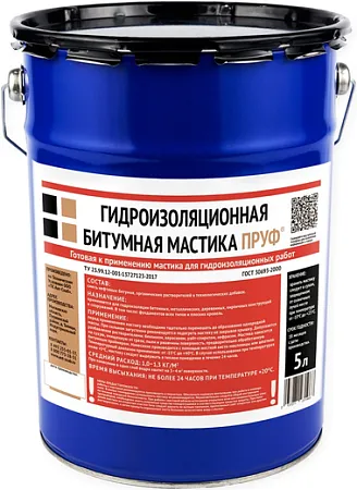 Ант-Снаб Пруф мастика битумная гидроизоляционная Ант-Снаб Пруф мастика битумная гидроизоляционная